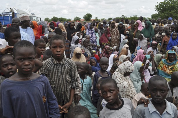 Displaced people in Nigeria 