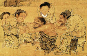 Ancient chinese doctors treatment for diarrheas