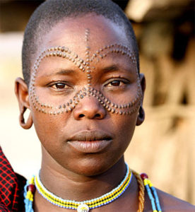 African tribal marks