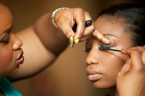 Nigerian makeup artist