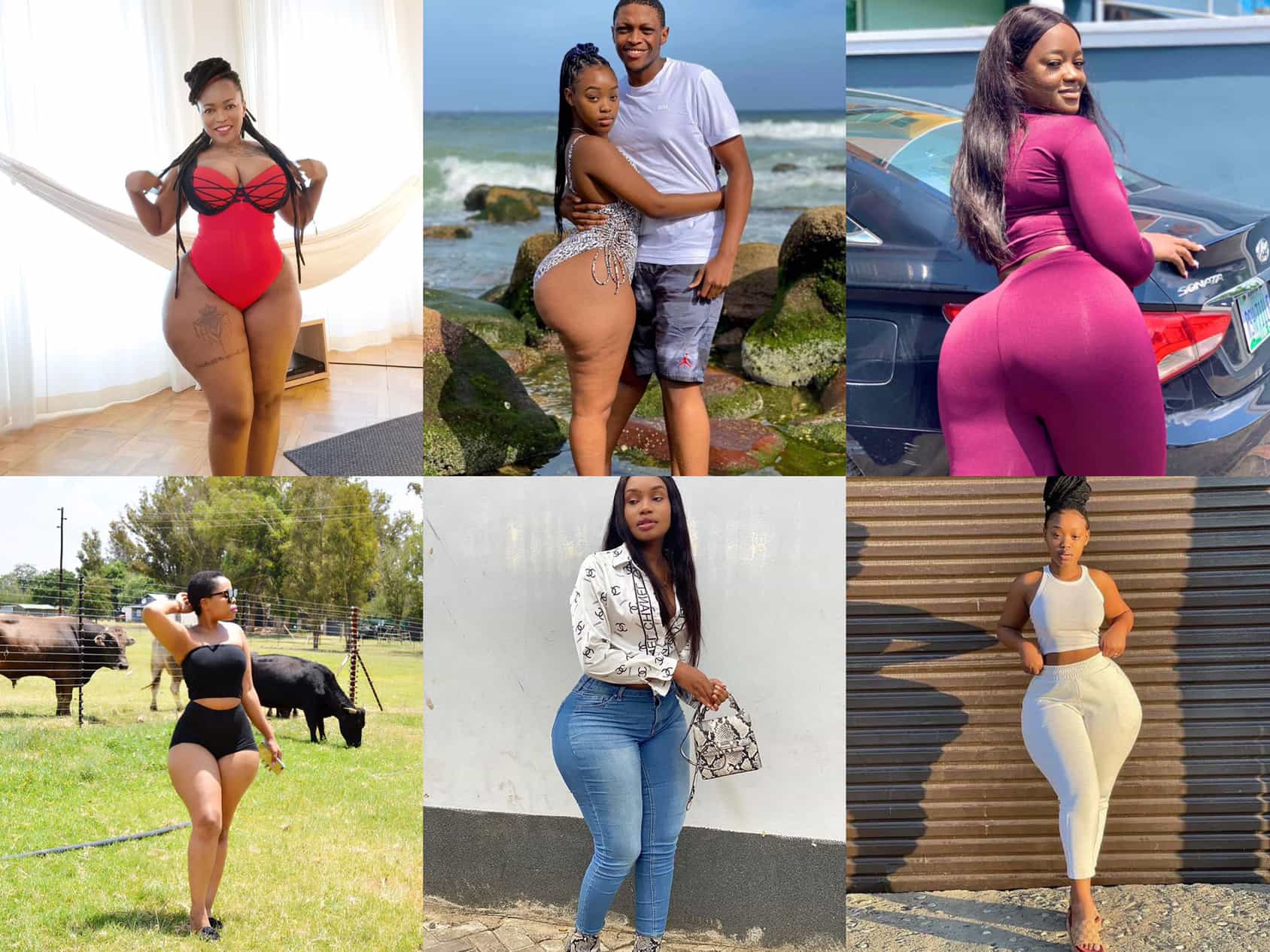 Top 20 Most Curvy Celebrities in Africa 2021