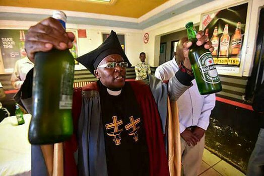This Church In South Africa Baptize Members With Their Favourite Booze
