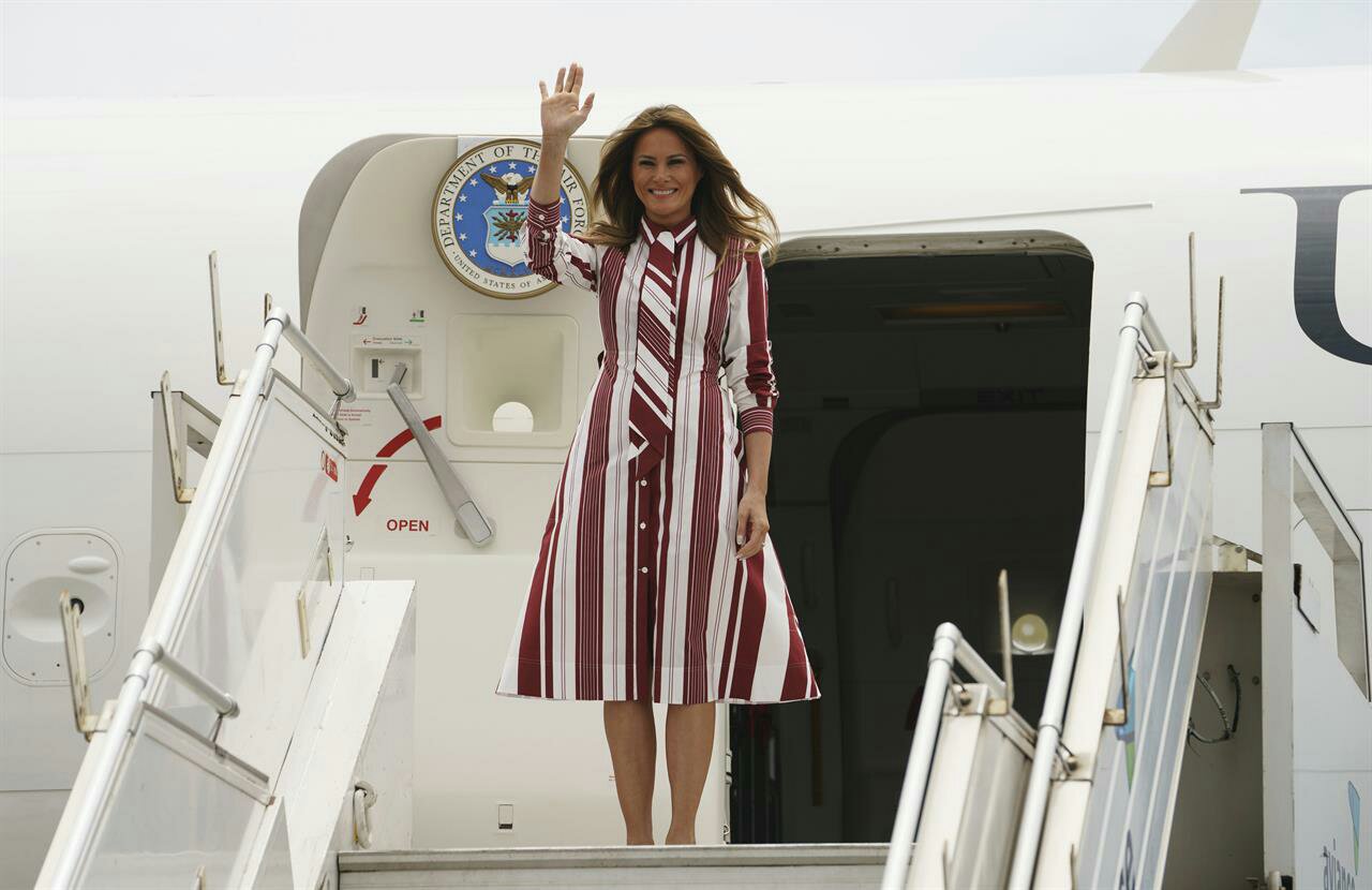 Melania Trump Arrives In Ghana, To Visit Other Countries 