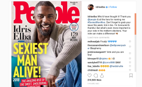 PEOPLE Magazine Names Idris Elba 2018’s Sexiest Man Alive