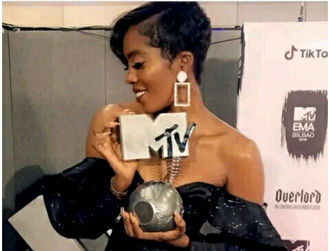 Tiwa Savage Becomes First African Female to Win an MTV EMA Award 