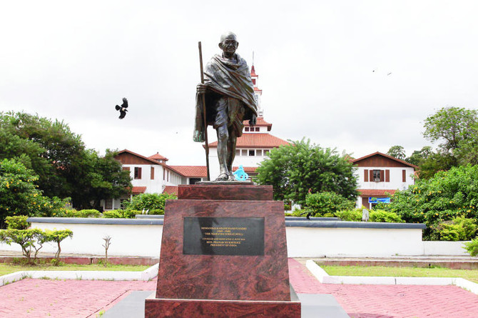 Ghana University remove statue of Mahatma Gandhi over racist claim