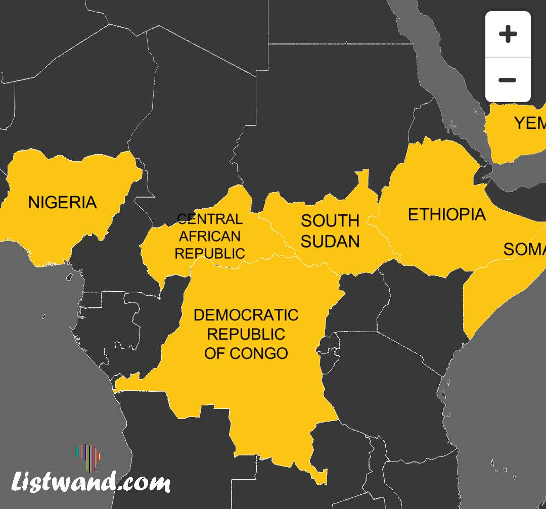 Nigeria Among Top 10 Countries Most At Risk Of Humanitarian Catastrophe In 2019