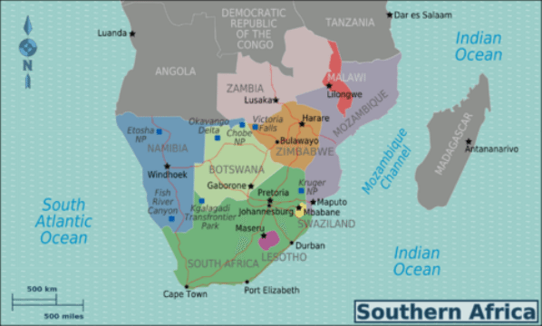 Countries In Southern Africa: Their Languages, Capital and People