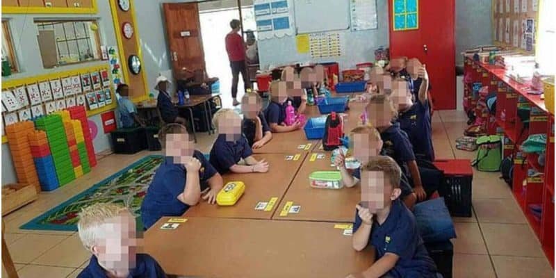 Picture of Black and White Kids Sitting Separately in South Africa Goes Viral