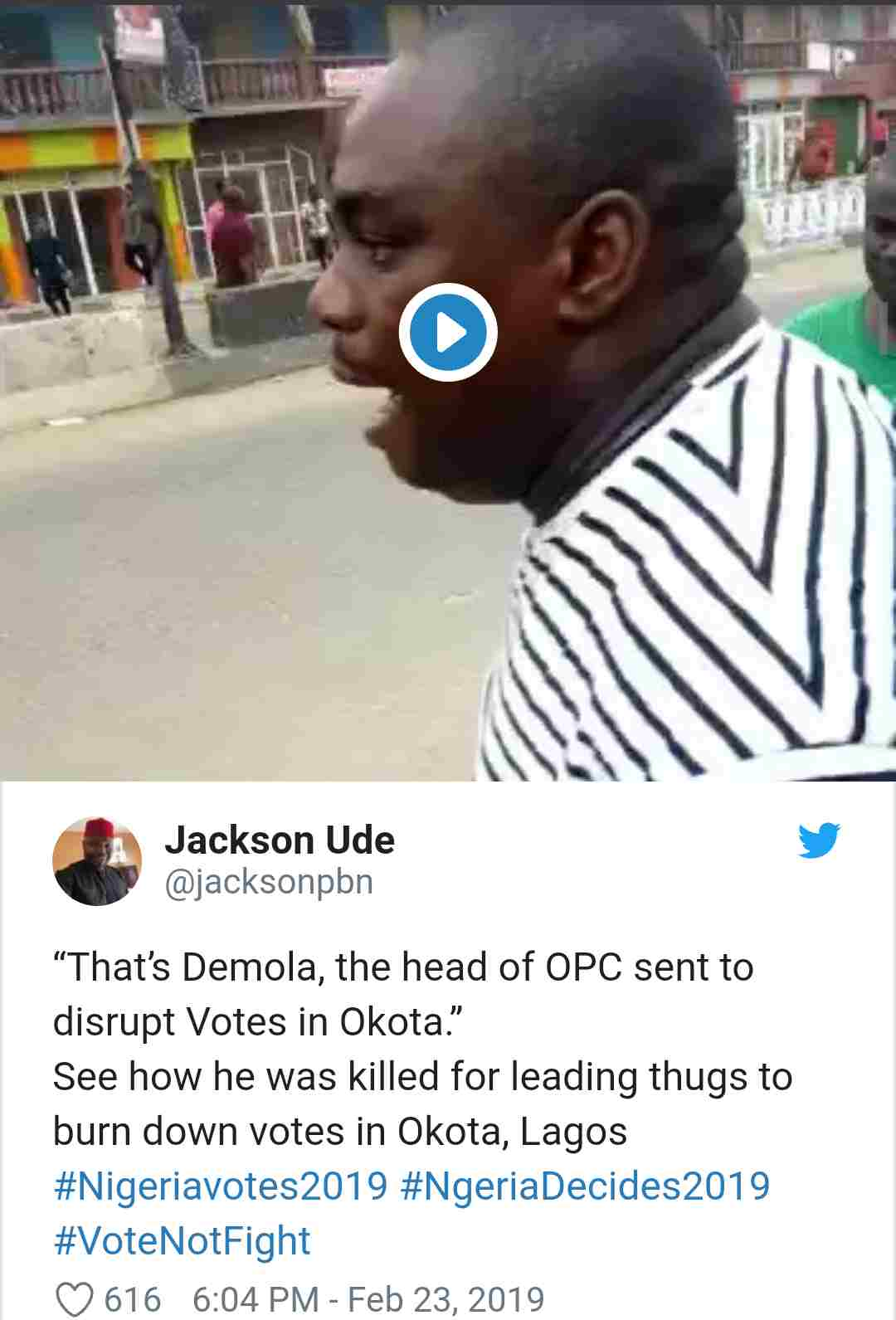 Violence Mars Nigeria's General Elections 