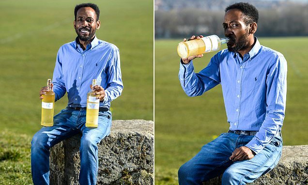 Meet Man Who Drinks his Own Urine Every Day Claims His Health has Improved Greatly 