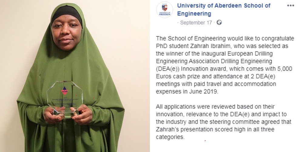 Nigerian Woman Scoops Prestigious Engineering Award in Scotland