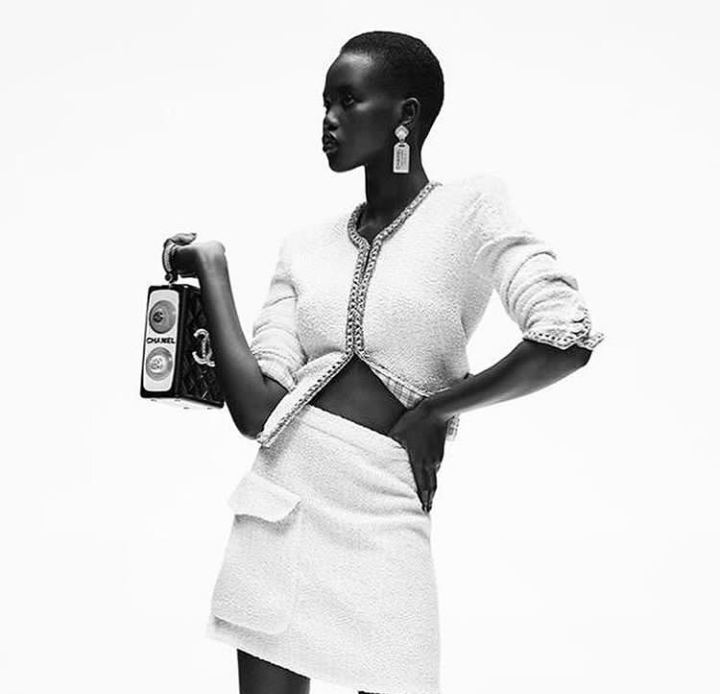 South Sudanese Model Adut Akech Wins Model Of The Year In British Fashion Awards 2019