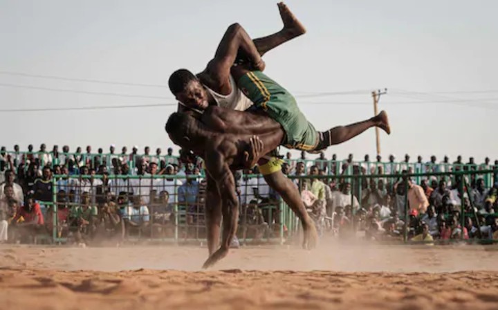 Nuba Wrestling in Sudan 