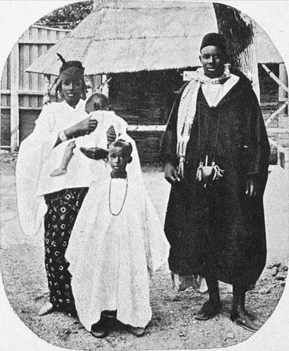 Africans exhibited at the 1914 Jubilee Exhibition in Christiania Oslo, Norway. 