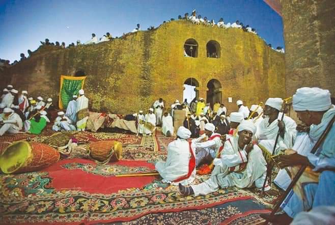 celebration of Genna in Ethiopia 