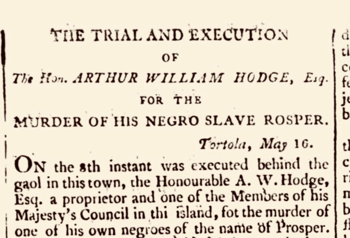 Meet Arthur William Hodge: The Slave Owner Who Murdered His Slave 