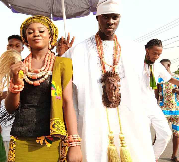 King and queen in Golibe Festival Onitsha
