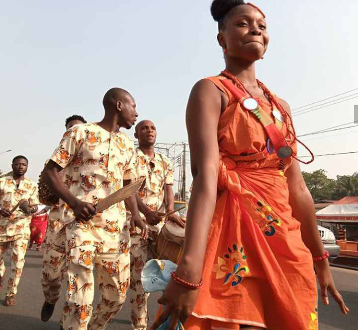 Lady at the Golibe Festival Onitsha