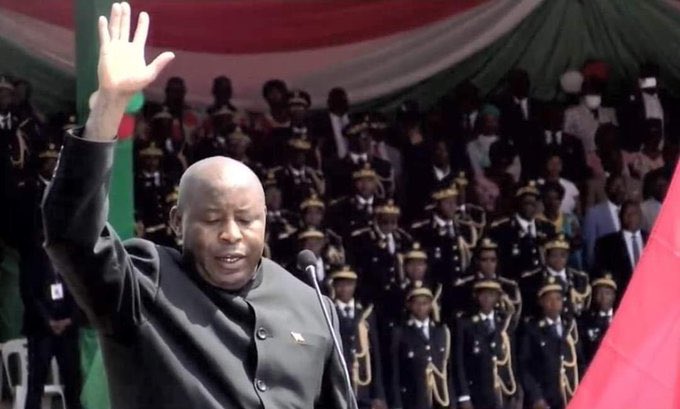 Burundi’s Evariste Ndayishimiye is sworn in as president