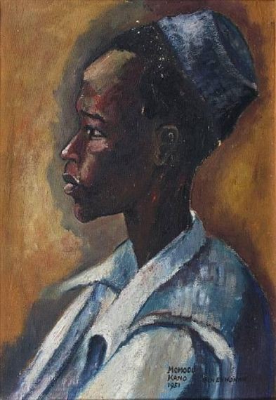 Ben Enwonwu portrait of momodu kano