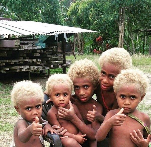 Melanesians: Meet The World's Only Black Population With Natural Blond Hair  - TalkAfricana