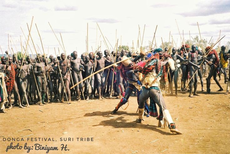 Donga festival suri tribe in Ethiopia 