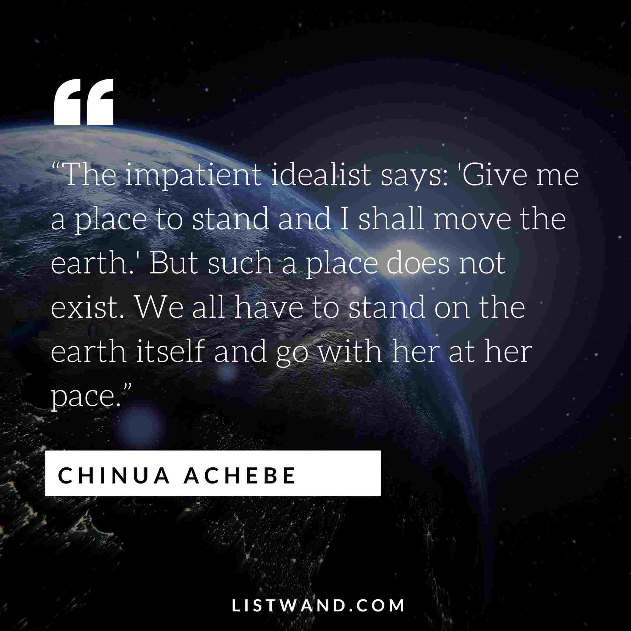 13 Quotes to Remember Chinua Achebe on his 90th Posthumous Birthday