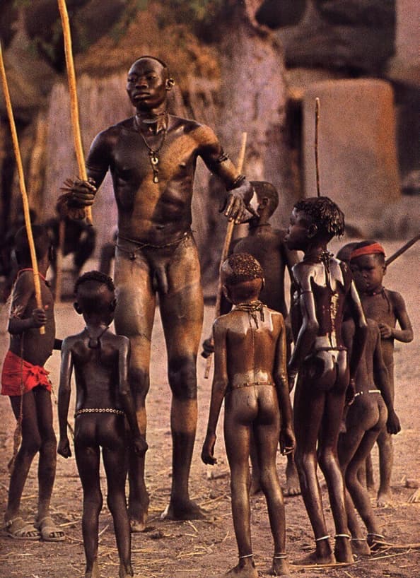 People of the Nuba Tribe: Astonishing Images of the Nuba Peoples of Sudan taken in the 70's
