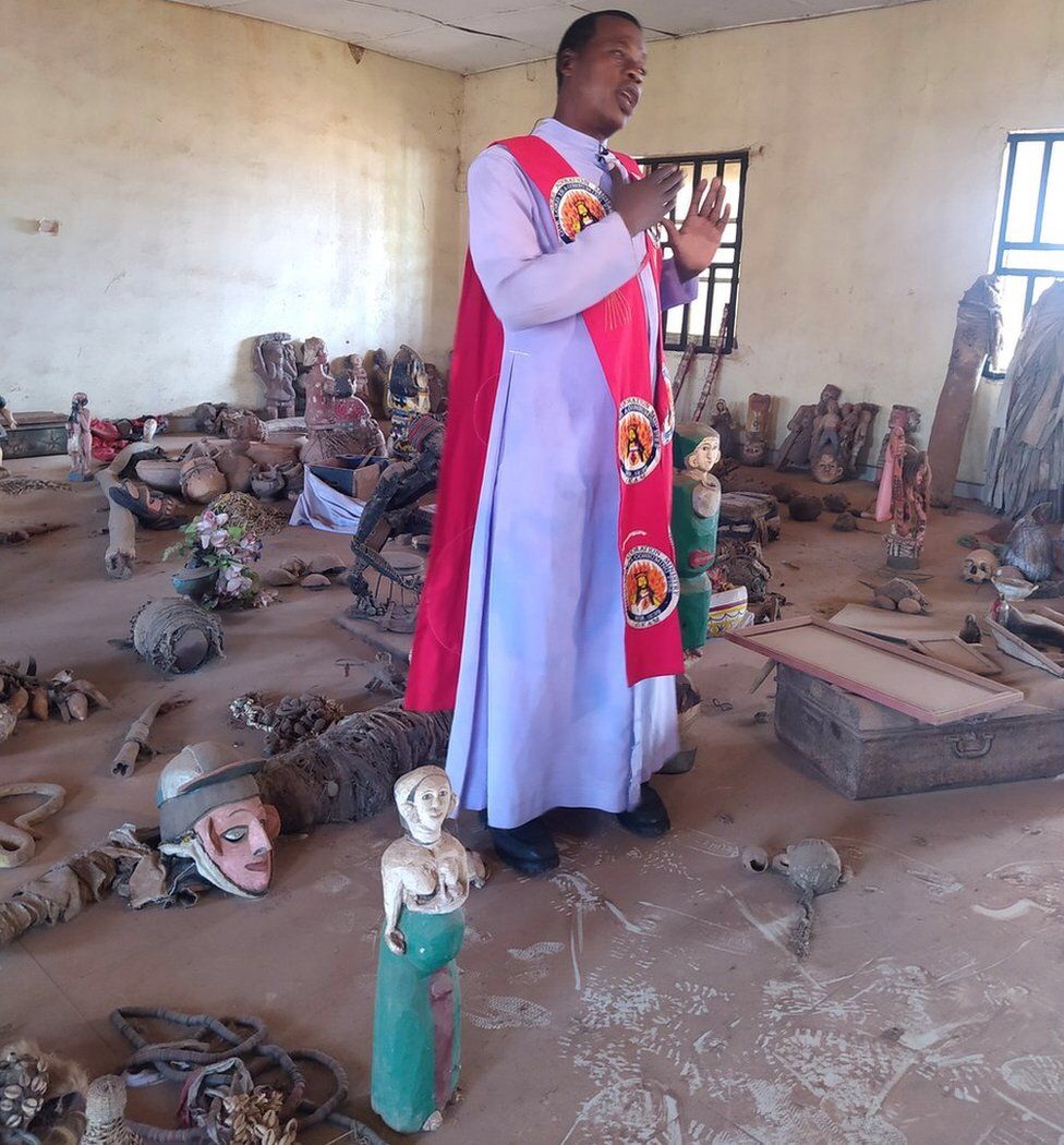 Revd Paul Obayi – Meet The Nigerian Priest Saving Igbo Deities from the bonfires