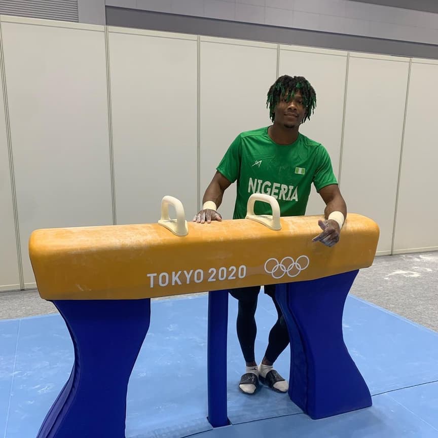 Uche Eke, Nigeria's First ever Olympic Gymnast