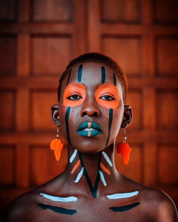 African Tribal Body Painting