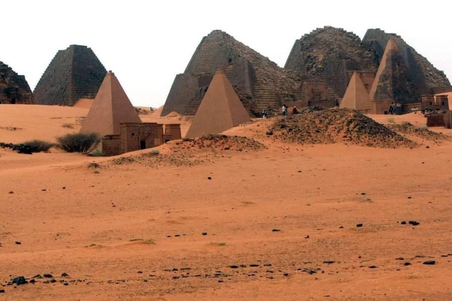 Pyramids of Meroë in Sudan