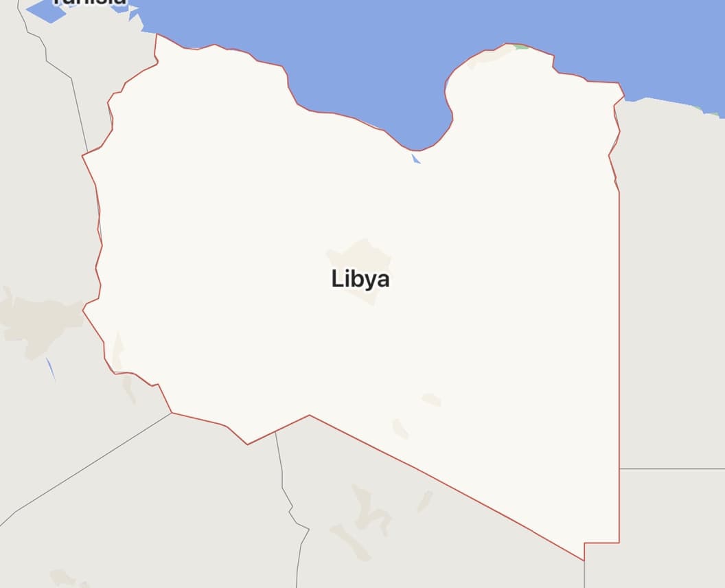Map of libya