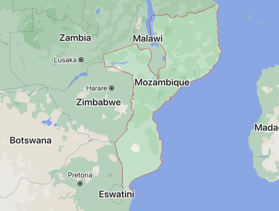 Mozambique is the 16th biggest country in Africa 