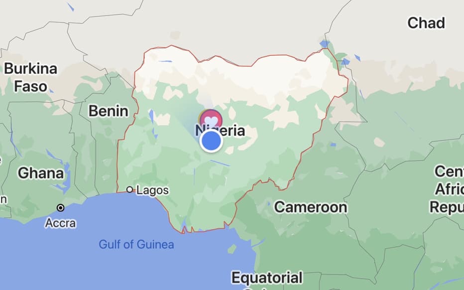 Map of Nigeria 