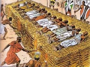 King Mwanga II burnt Lwanga alive