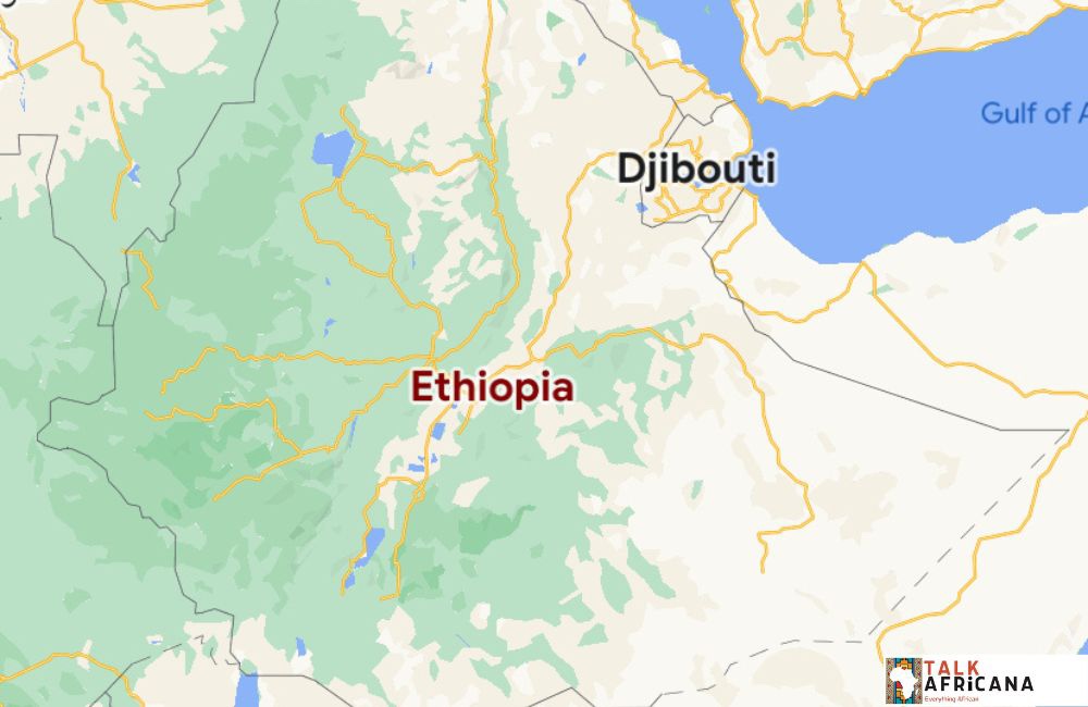 Map of Ethiopia 