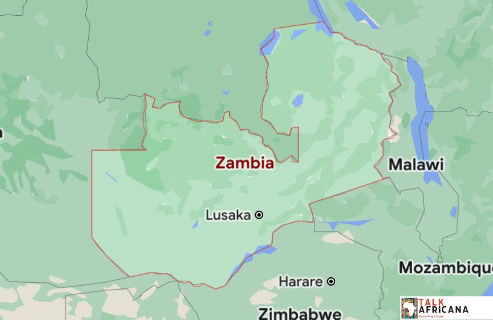 Map of Zambia 