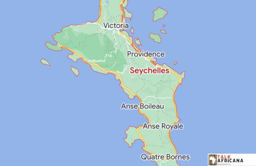 Map of Seychelles 