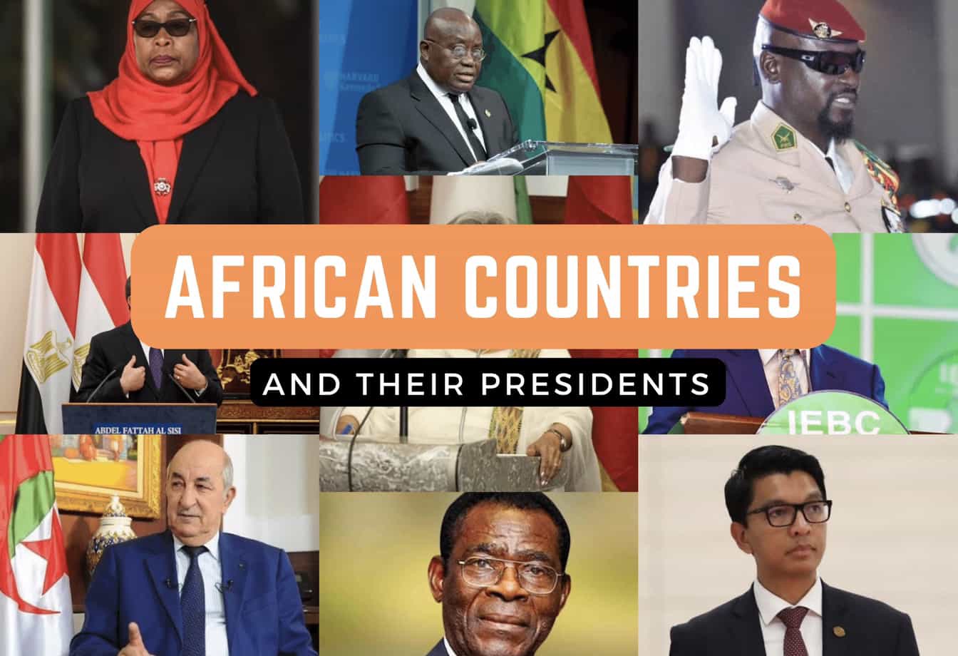 List Of Presidents Of Africa List Of African States And Presidents OVNI