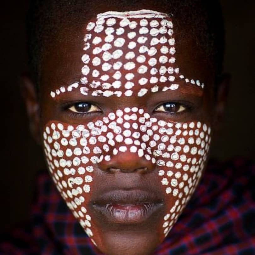 Traditional African Face Painting Designs