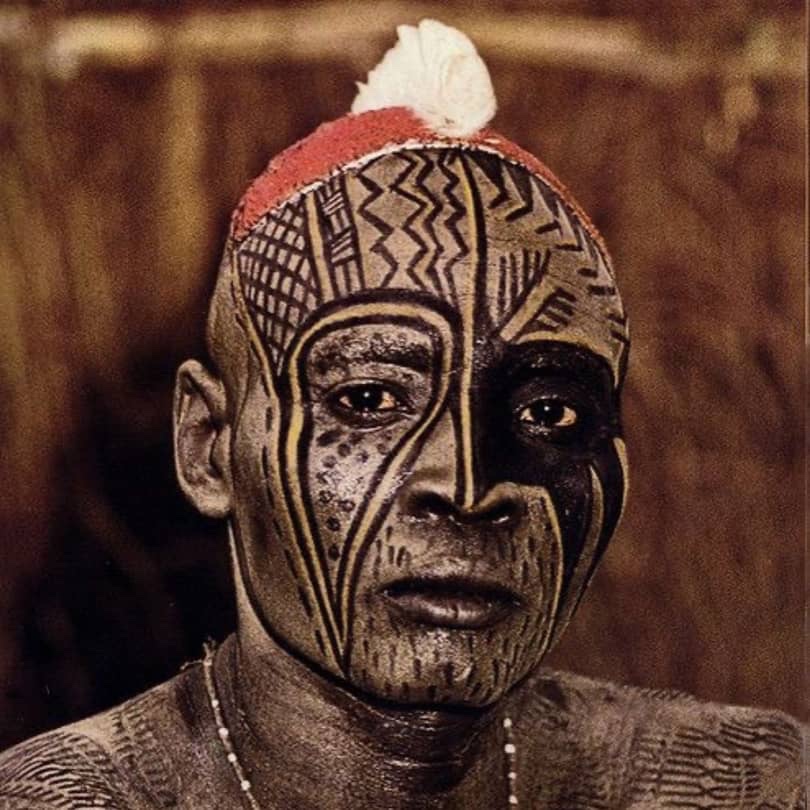 Nuba Face Painting Designs