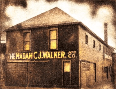 Factory belonging to Madam C.J. Walker, the First African American Millionaire